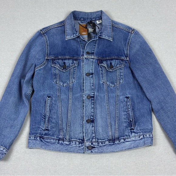 Levi's Other - Levi's Virgil Denim Trucker Jacket Type 3 Virgil Abloh Big E